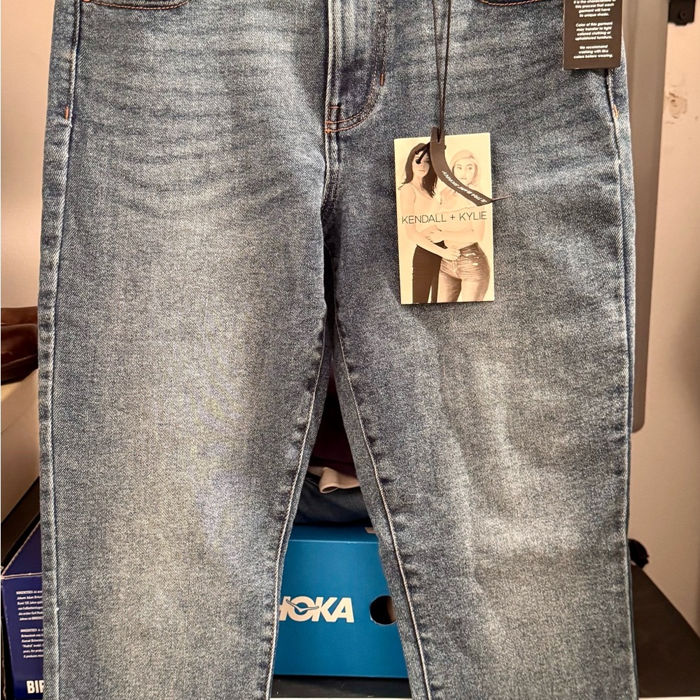 Kendall & Kylie Blue Straight Leg Jeans